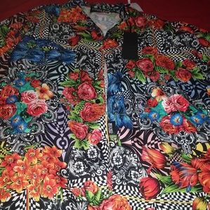 Versace Floral Print Shirt